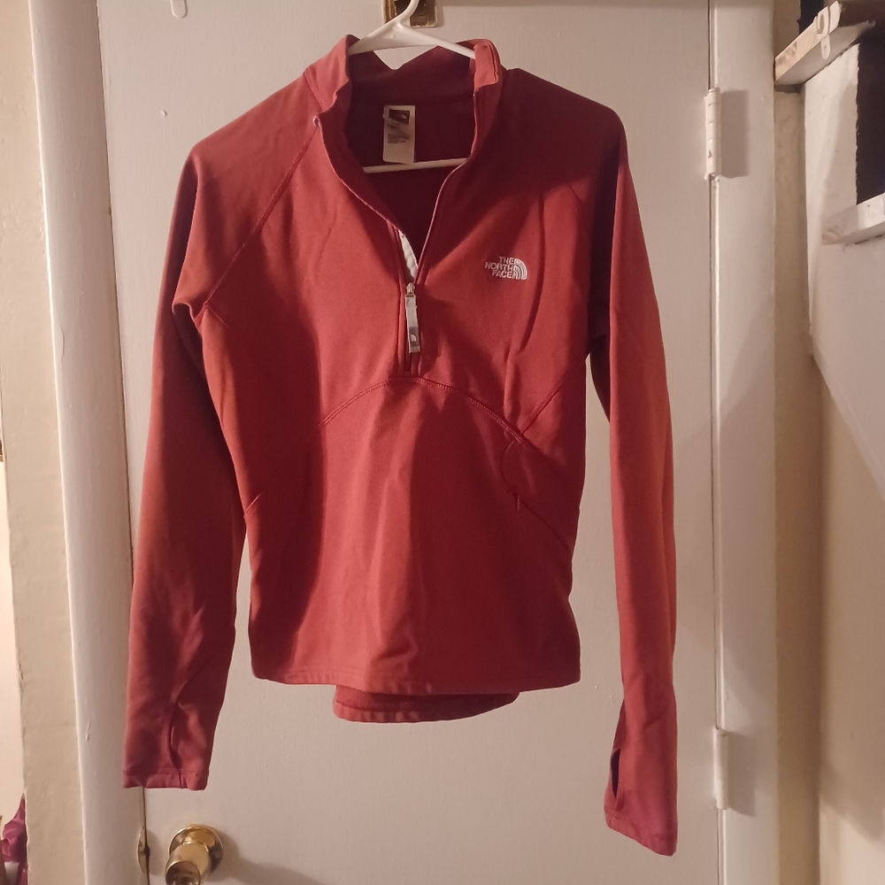 Womens The North Face Flight Series Fuchsia Quarter-Zip Pullover Size Medium - Picture 5 of 5
